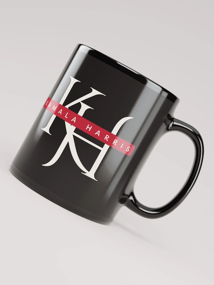 KAMALA HARRIS Black Glossy Mug product image (4)