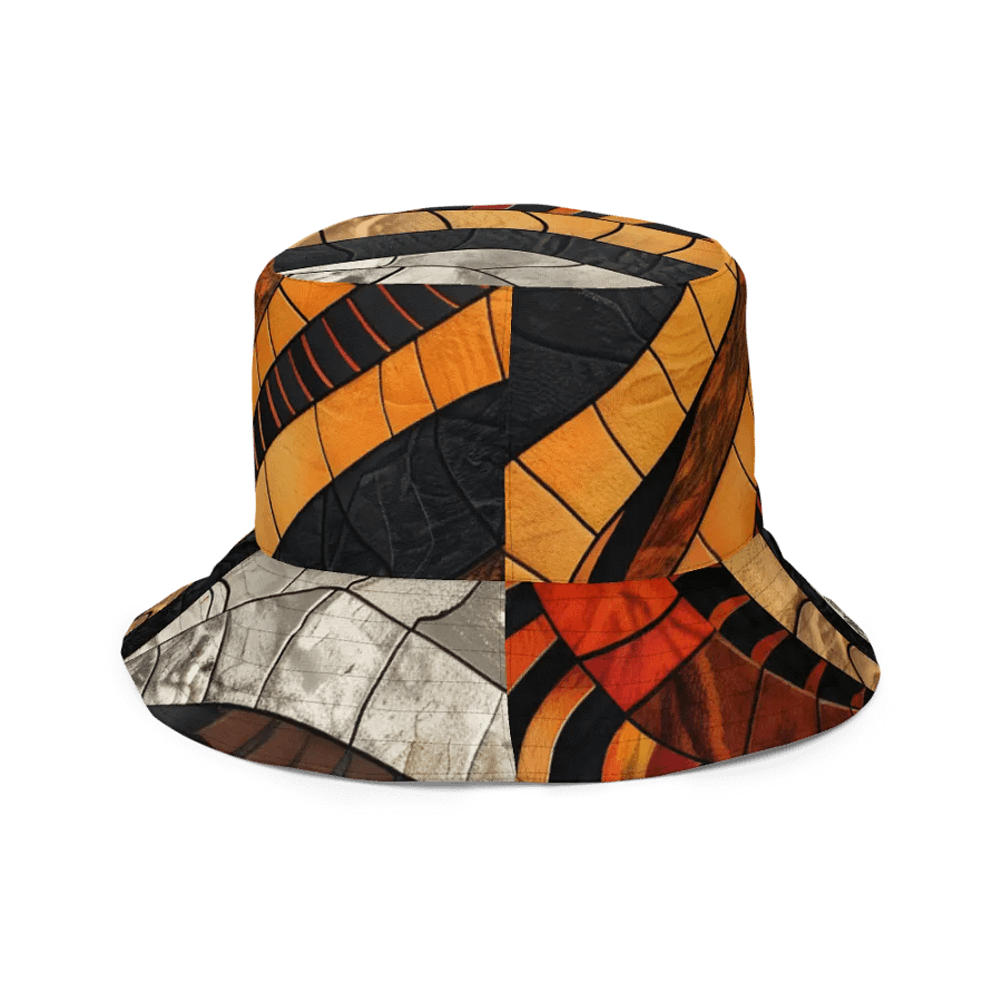 African Dynamic Waves Reversible Bucket Hat product image (11)