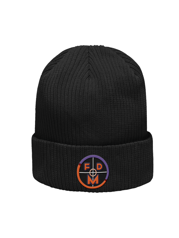 FDM Crosshair Logo Organic Beanie product image (1)