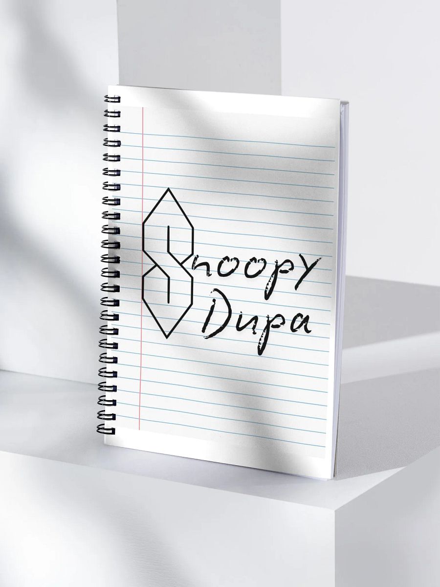 Snoopy Dupa Stussy Spiral Notebook product image (4)