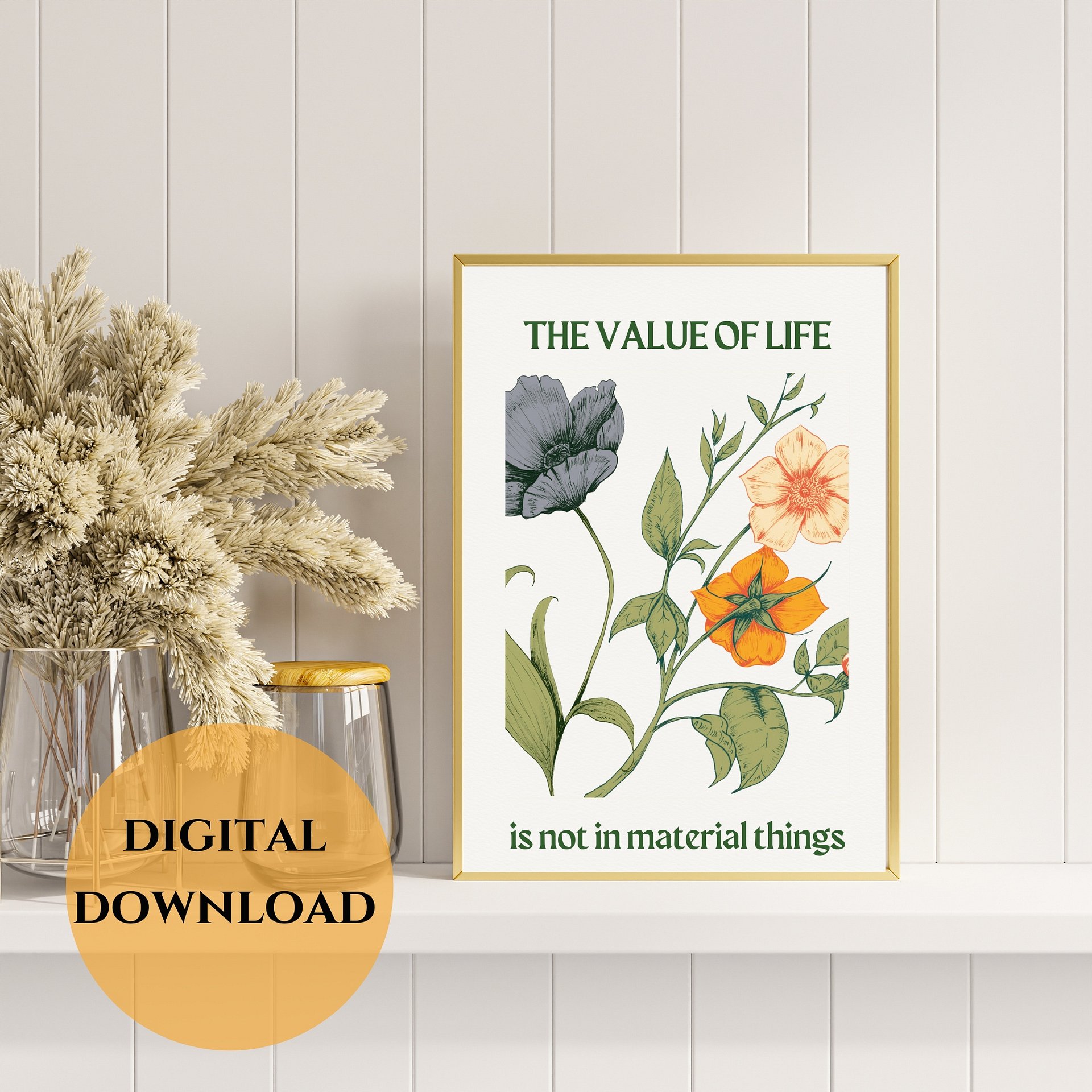 Value of Life Printable Wall Art product image (1)