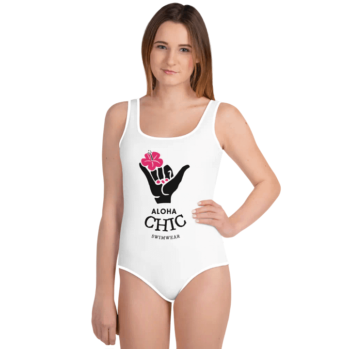 'Aloha Chic Swimwear' Youth Swimsuit product image (1)