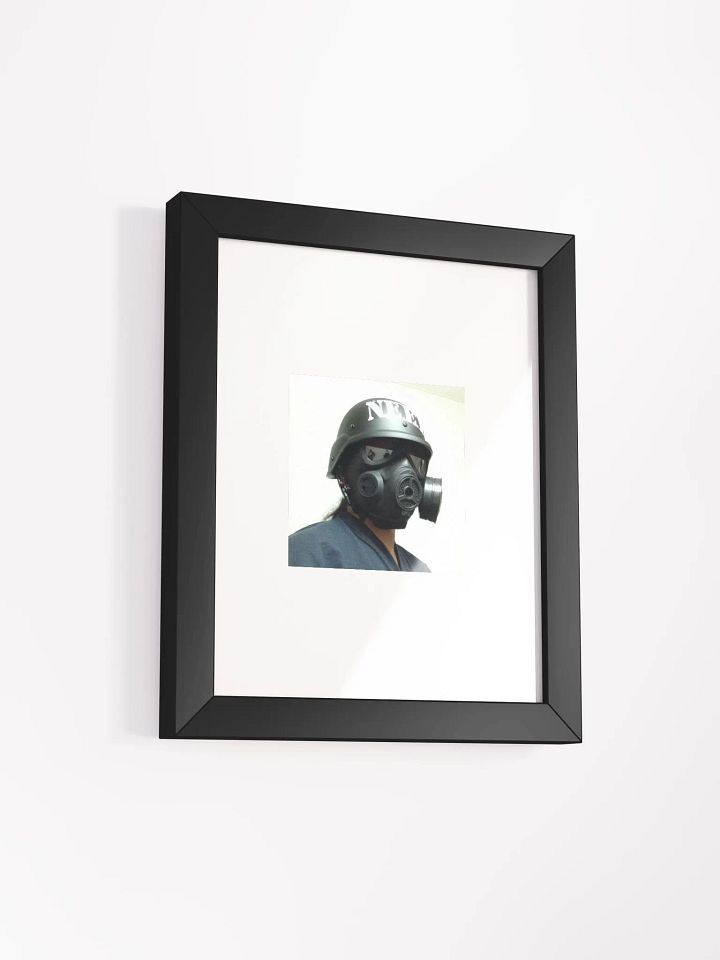 Gas Mask Tryhard Framed Matte Poster product image (2)
