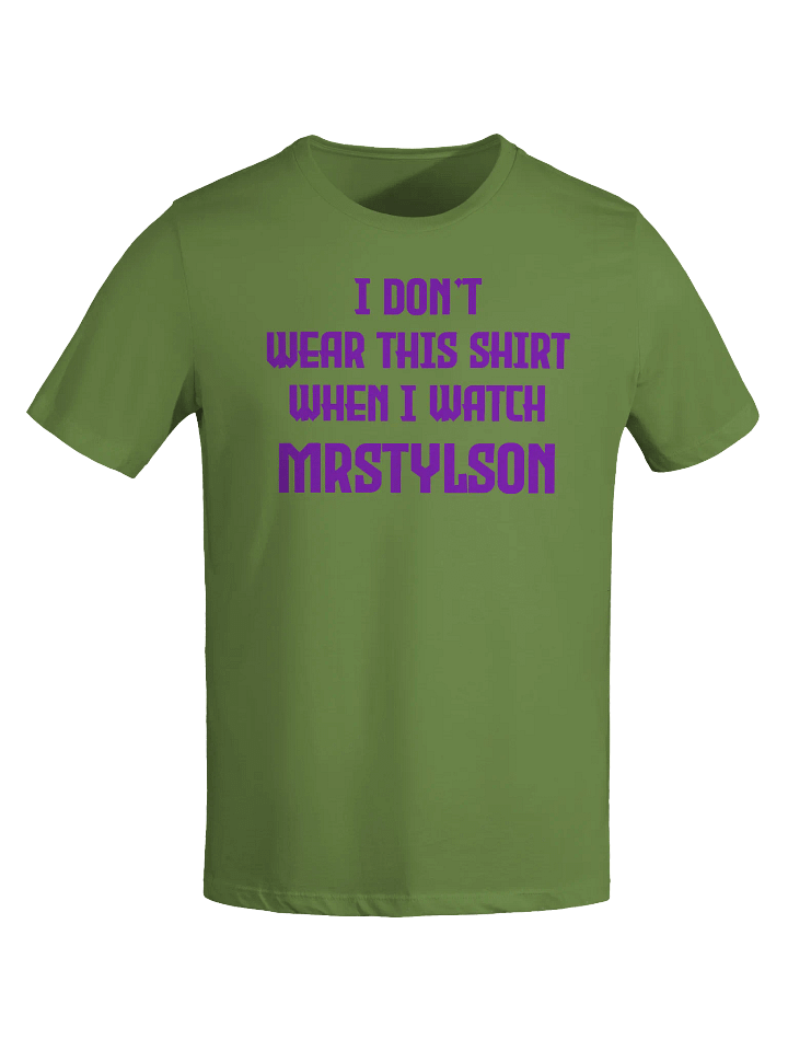 I Don't Wear This Women's T-Shirt (Purple Text) product image (65)
