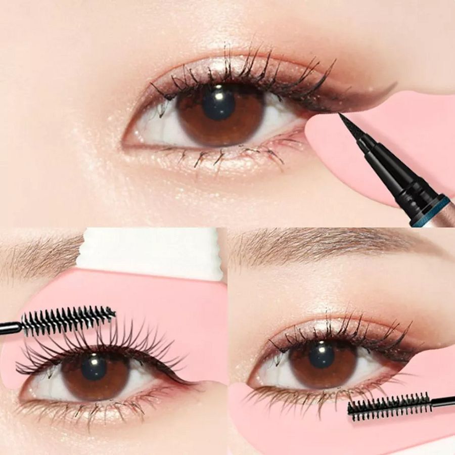 Eyeliner Template Eye Shadow Baffle Eyebrow Eye Makeup Tool Girl product image (5)