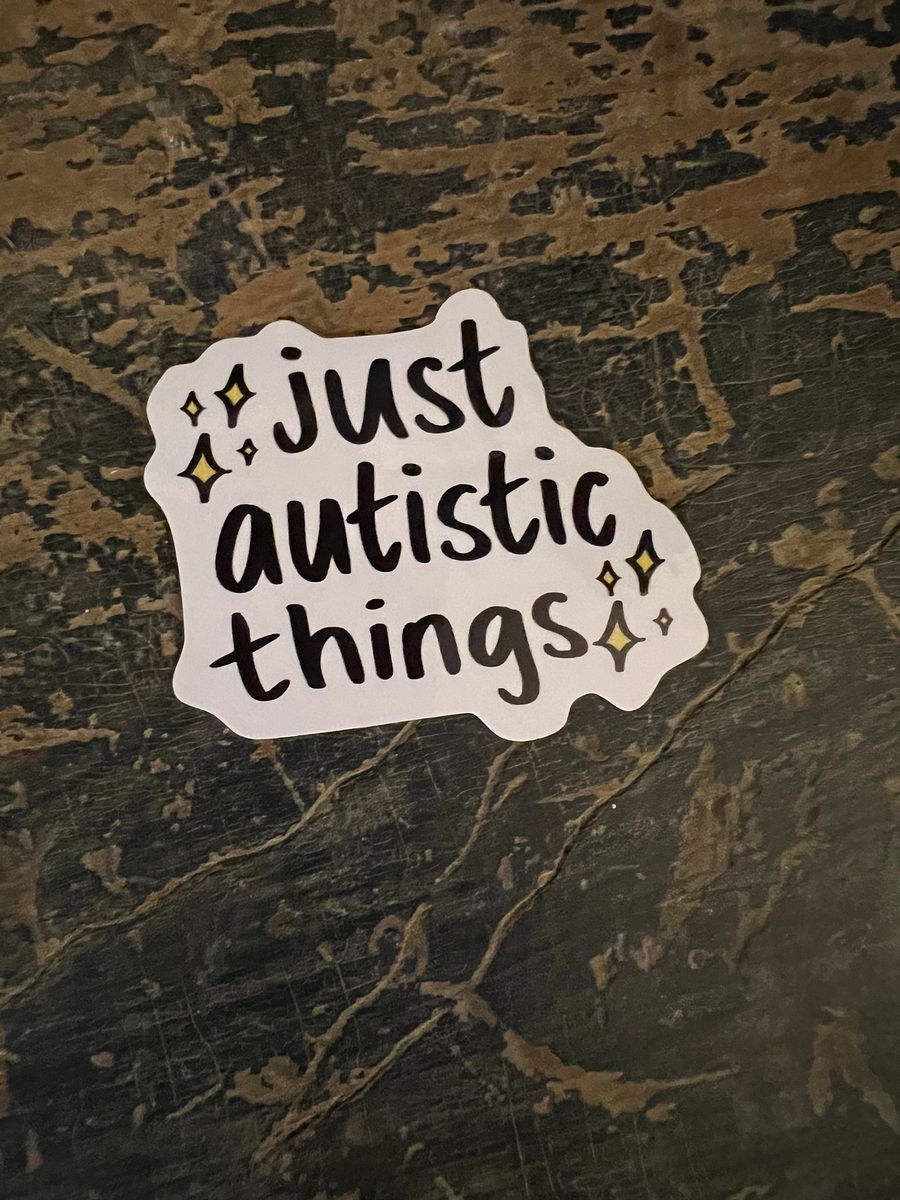 Just Autistic Things Vinyl Sticker product image (2)