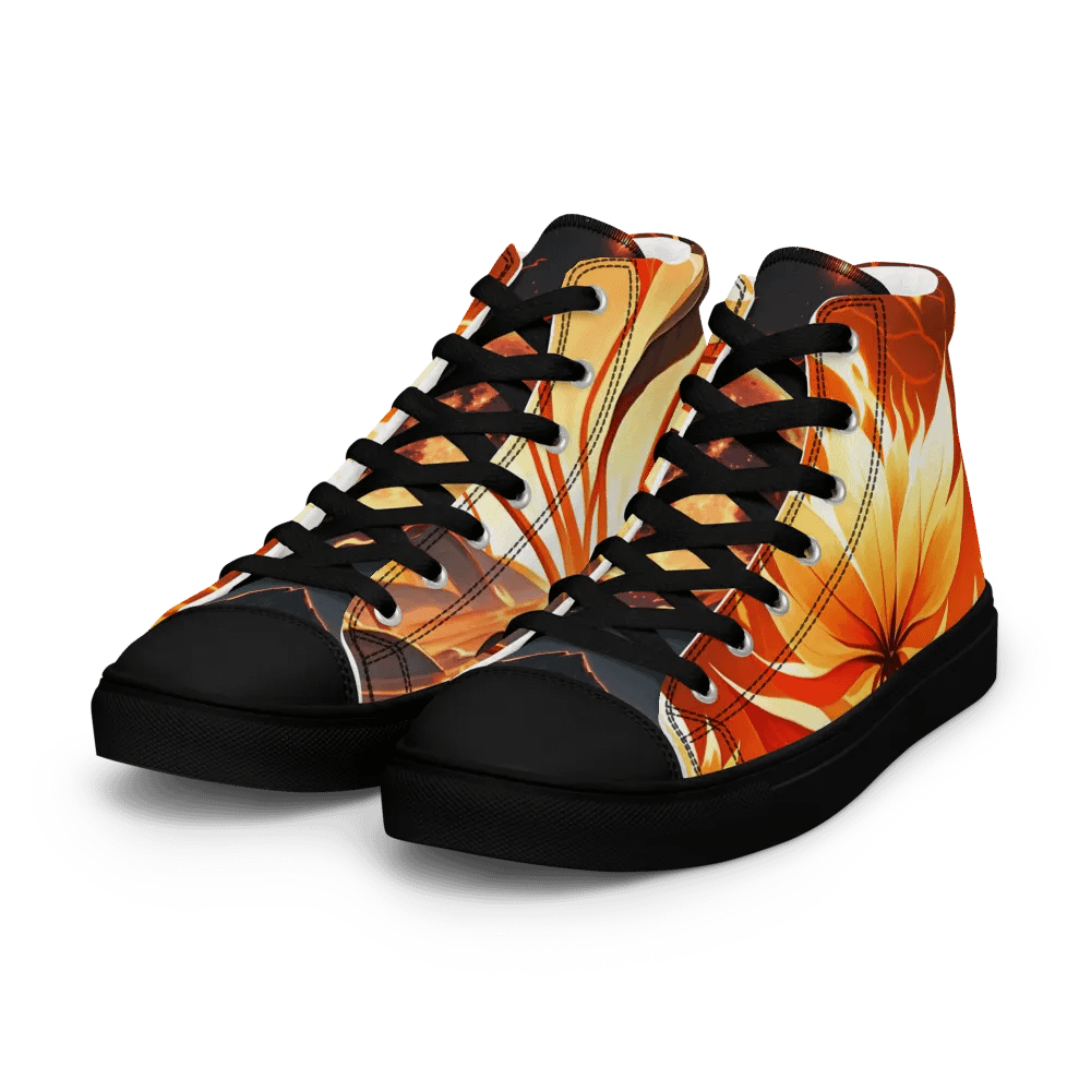 Floral Flame High Tops (Fire Element Inspired) product image (7)