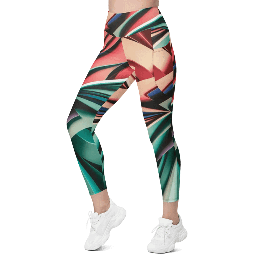 TDS Music Leggings with Pockets in Abstract Geometric Print (2XS-6XL) product image (8)
