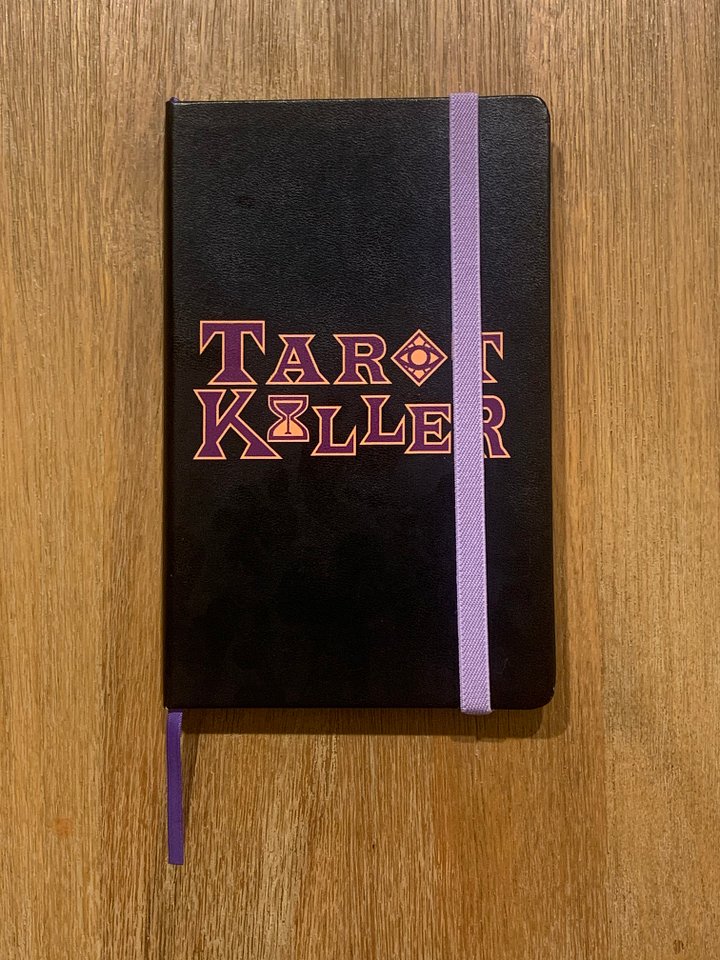 Tarot Killer Logo Leatherette Notebook product image (1)
