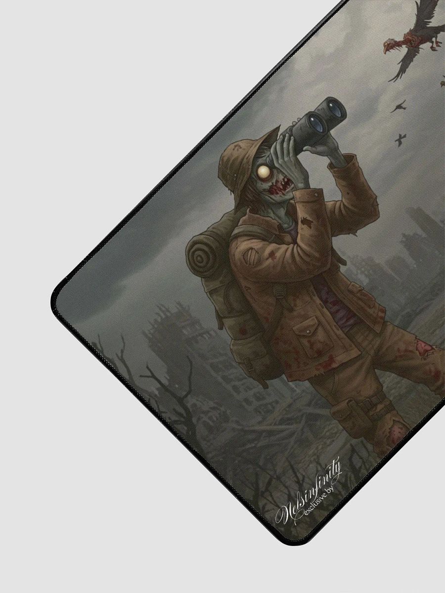 Exclusive Zombie Bird Watching Like A Zombie 05 Desk Mat product image (3)