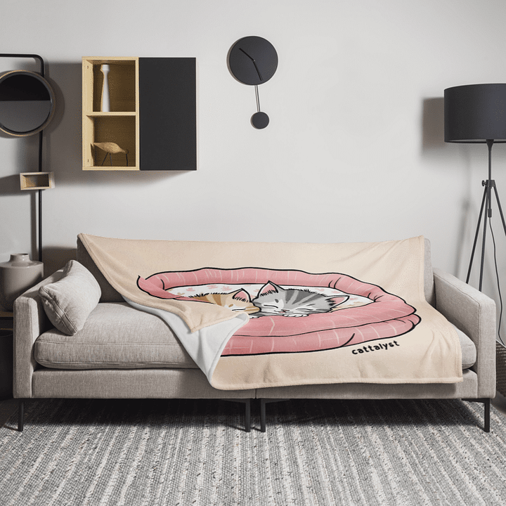 Cozy Kittens Snuggle Throw Blanket product image (2)