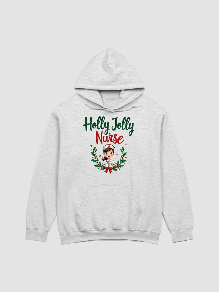 Cheerful Holly Jolly Nurse Hoodie product image (4)