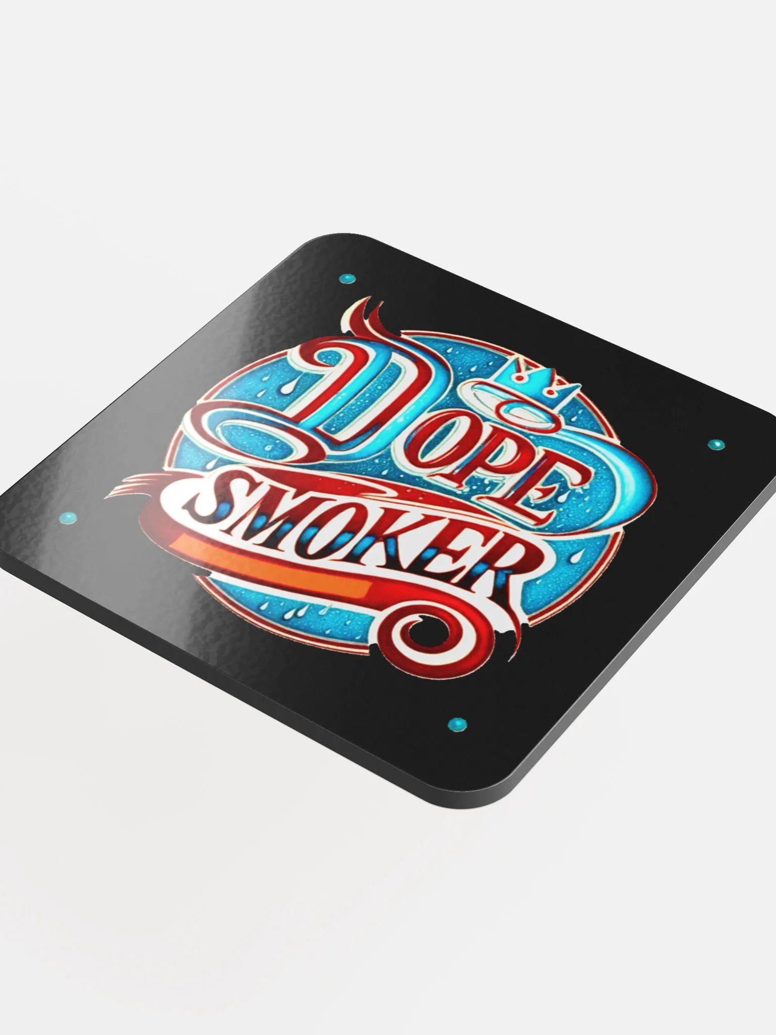 Dope Smoker Gloss Coaster – KingMafiaGaming product image (4)