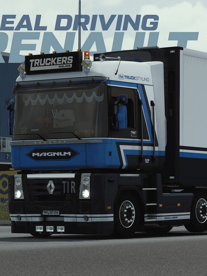 ETS2 TM Renault Magnum and T Skin + Schmitz S.KO Trailer Changeable Multicolor Skin Pack product image (2)