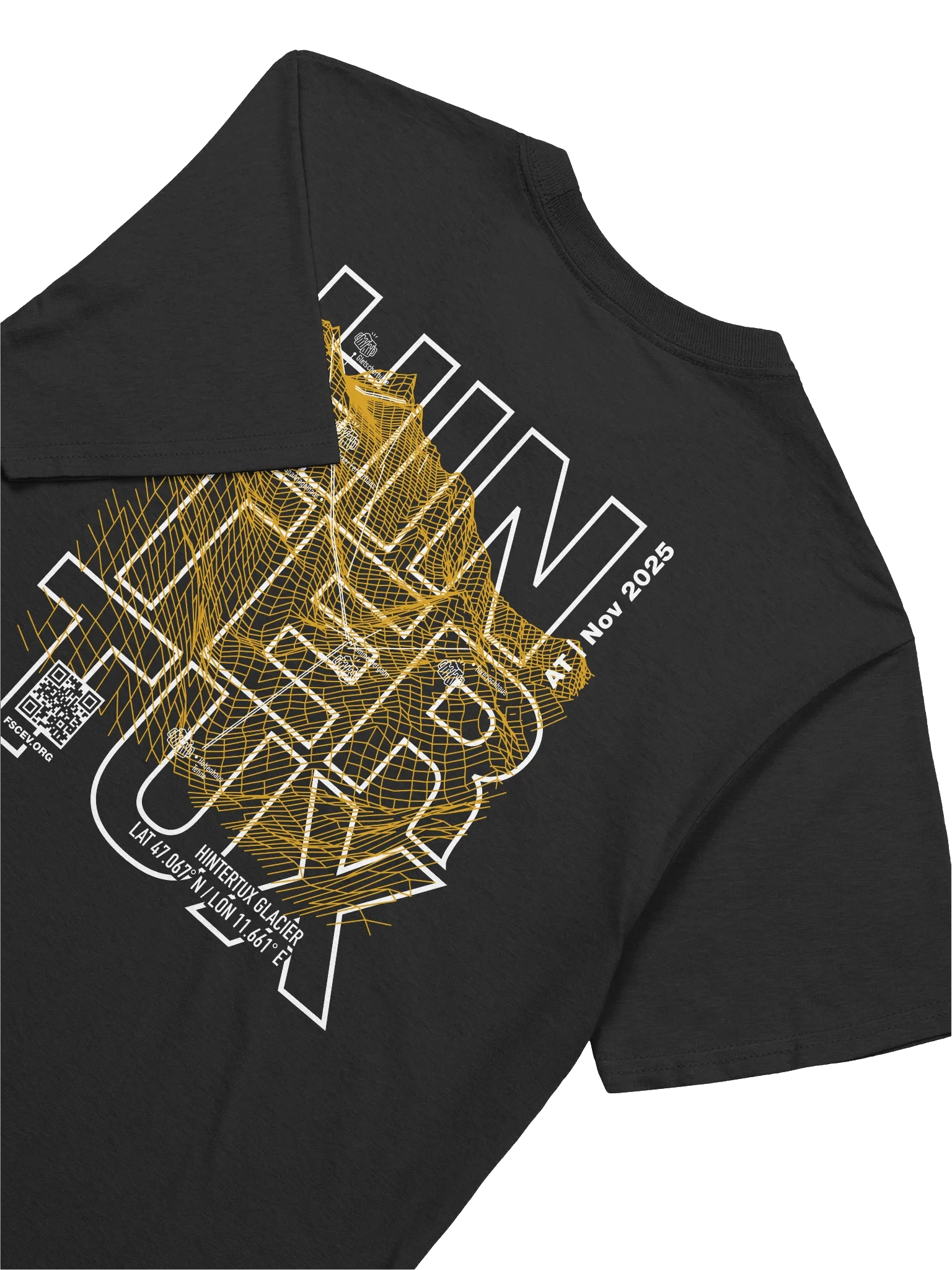 Hintertux Glacier Coordinates Resort (front and back print) product image (4)