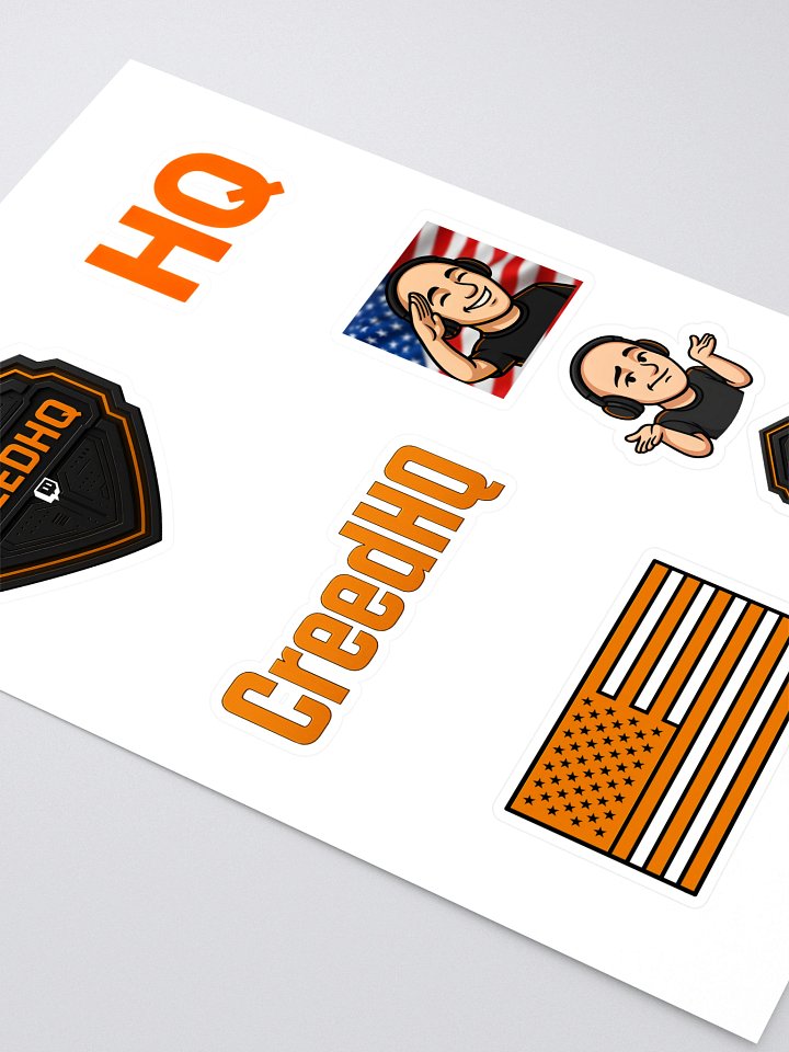 CreedHQ Sticker Sheet product image (2)