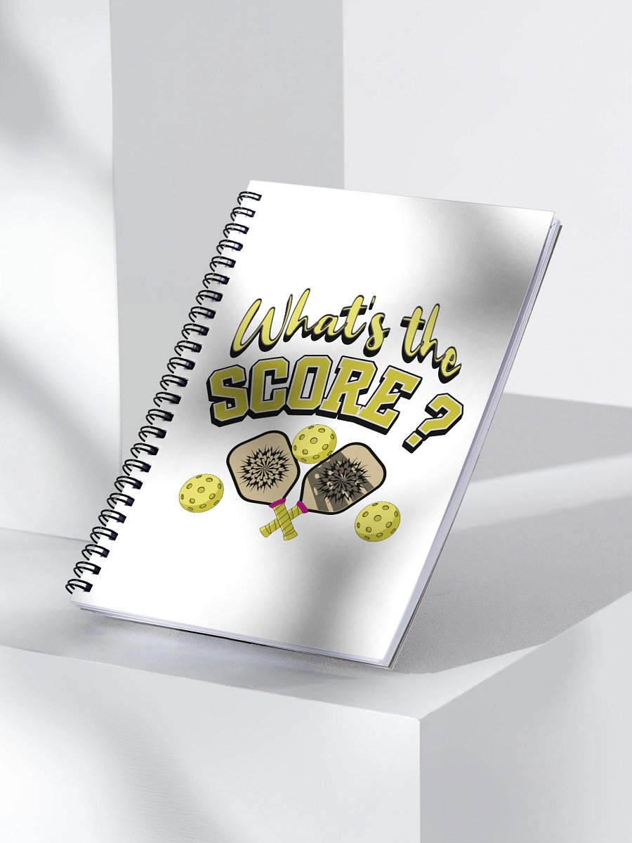 Whats The Score Pickleball Spiral Notebook product image (3)