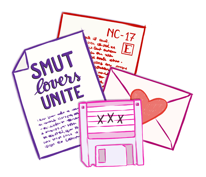 sticker : smut lovers unite product image (1)
