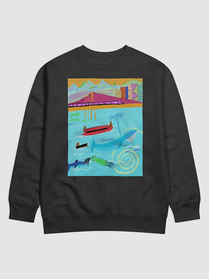 Cotton Heritage Premium Sweatshirt: blue whale product image (8)