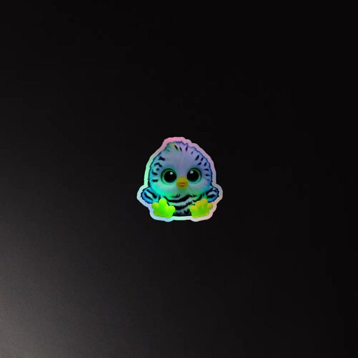 Sparkling Chick Holographic Sticker Sheet product image (4)