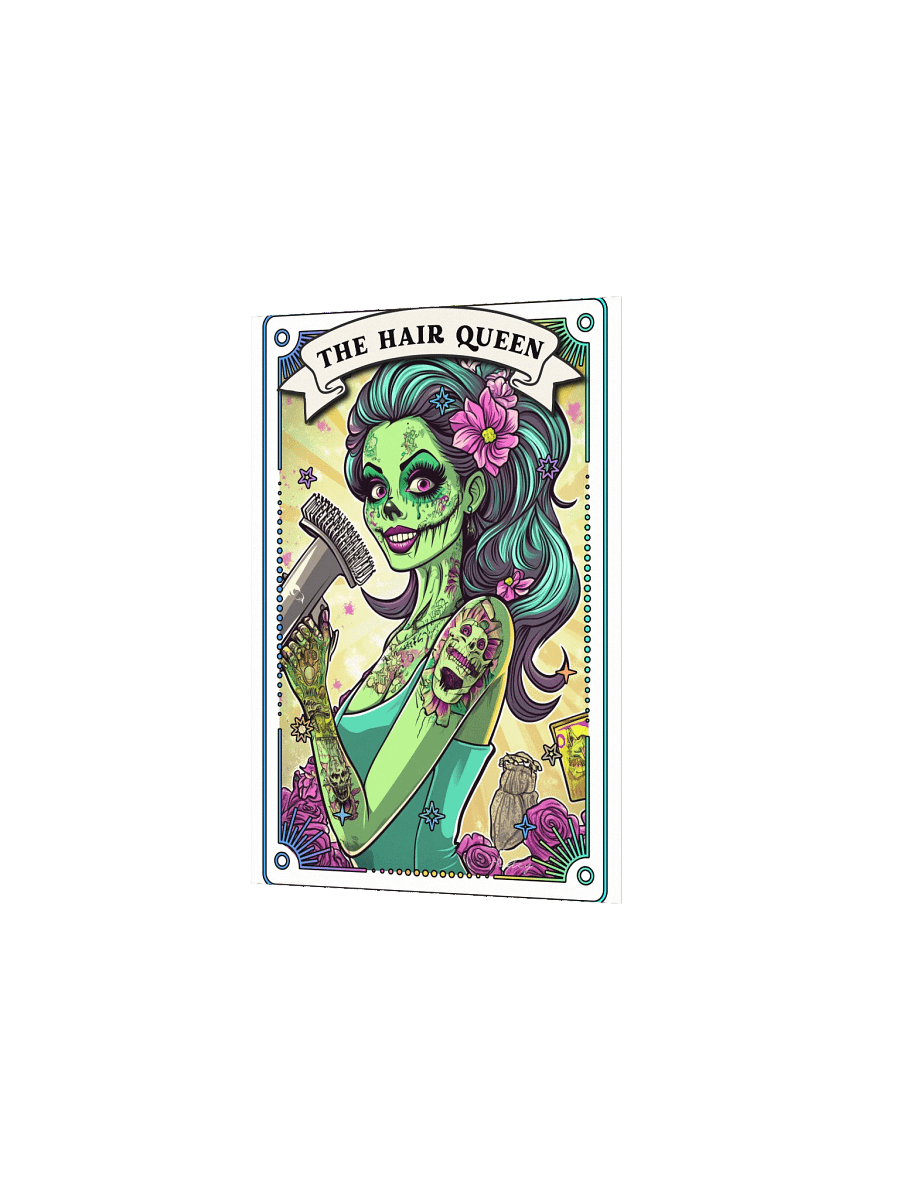 Zombabes: The Hair Queen Matte Art Print product image (3)