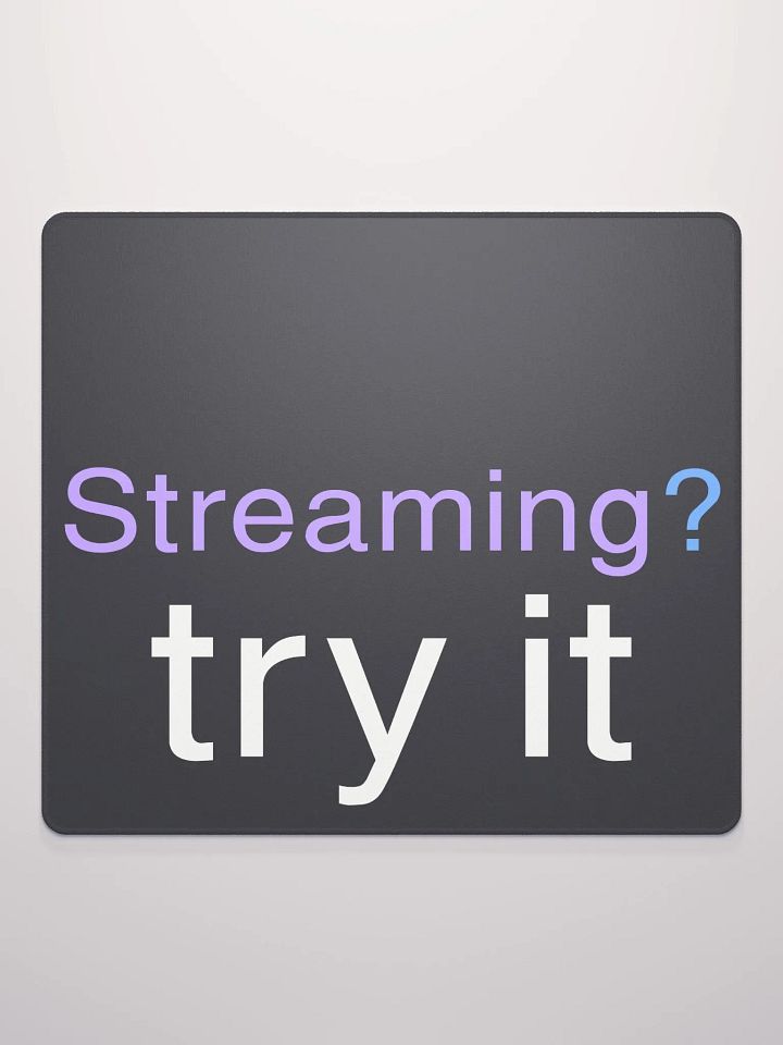 Try Streaming Mousepad product image (2)