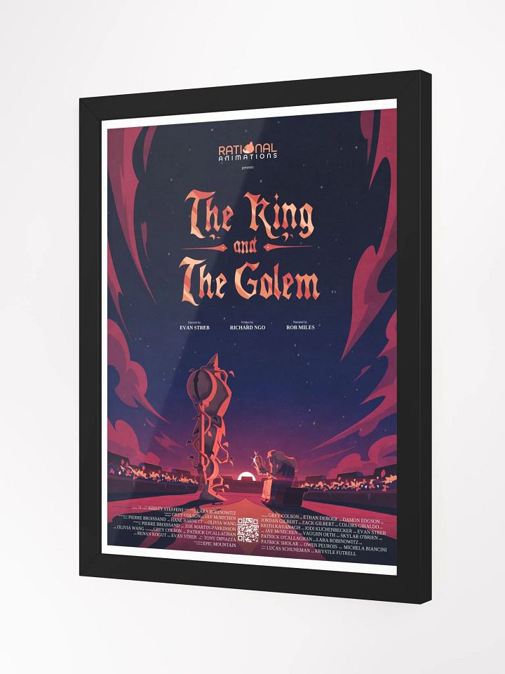The King and The Golem - Framed Poster product image (2)