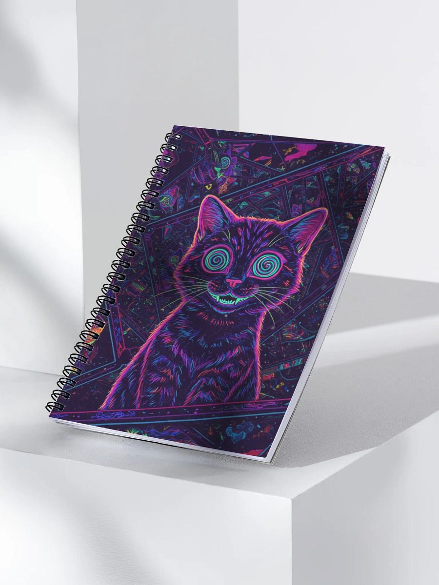 Crazy Kitty Spiral Notebook product image (3)
