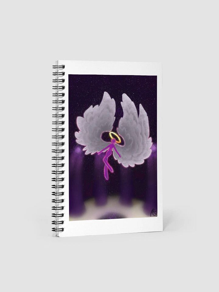alan becker purple spiral notebook product image (1)