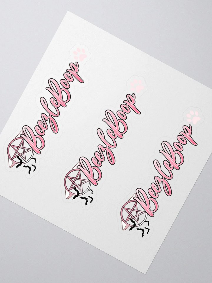 Beezleboop - Logo Stickers product image (2)