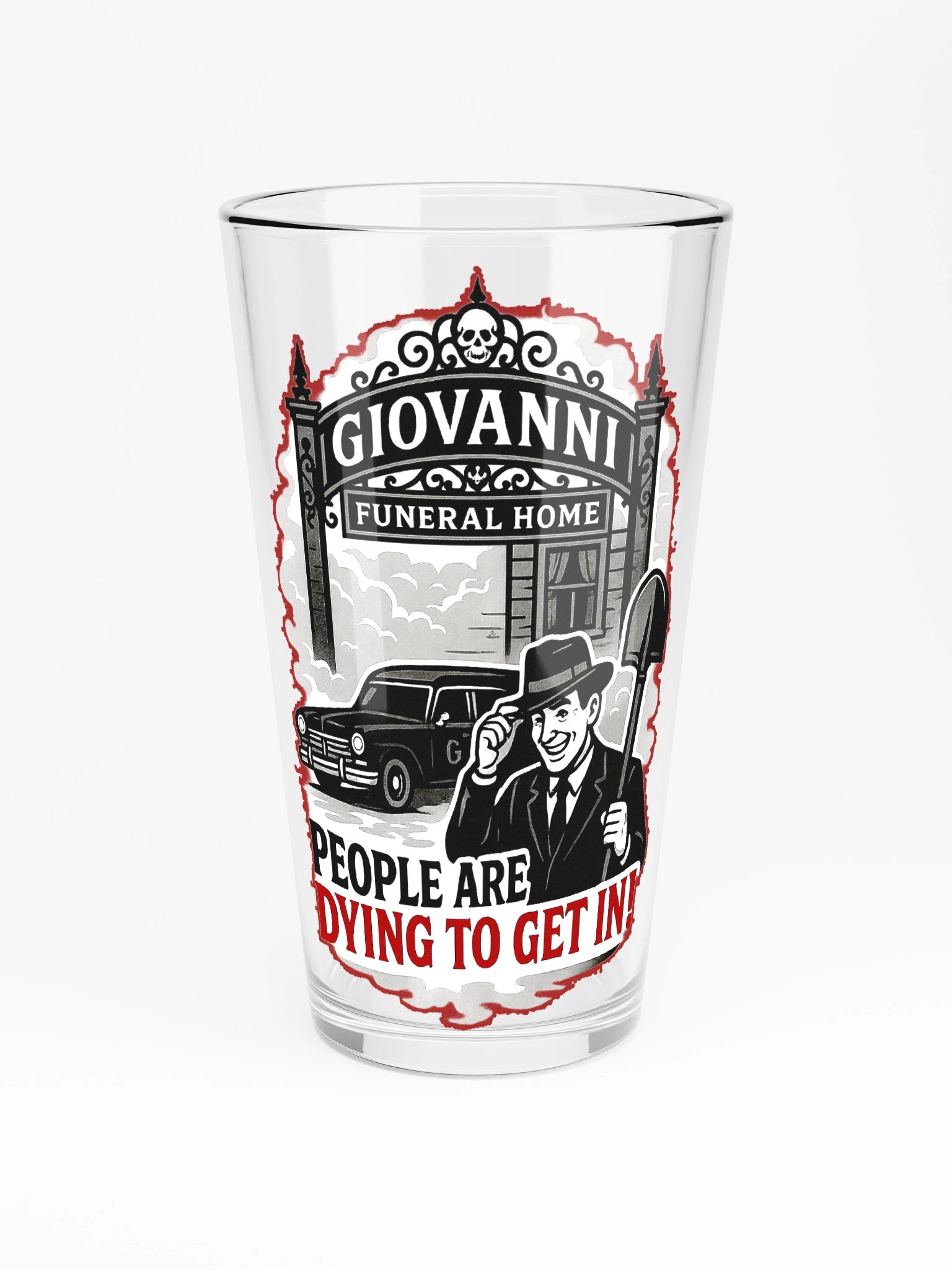 Giovanni Funeral Home Shaker Pint Glass Set product image (3)