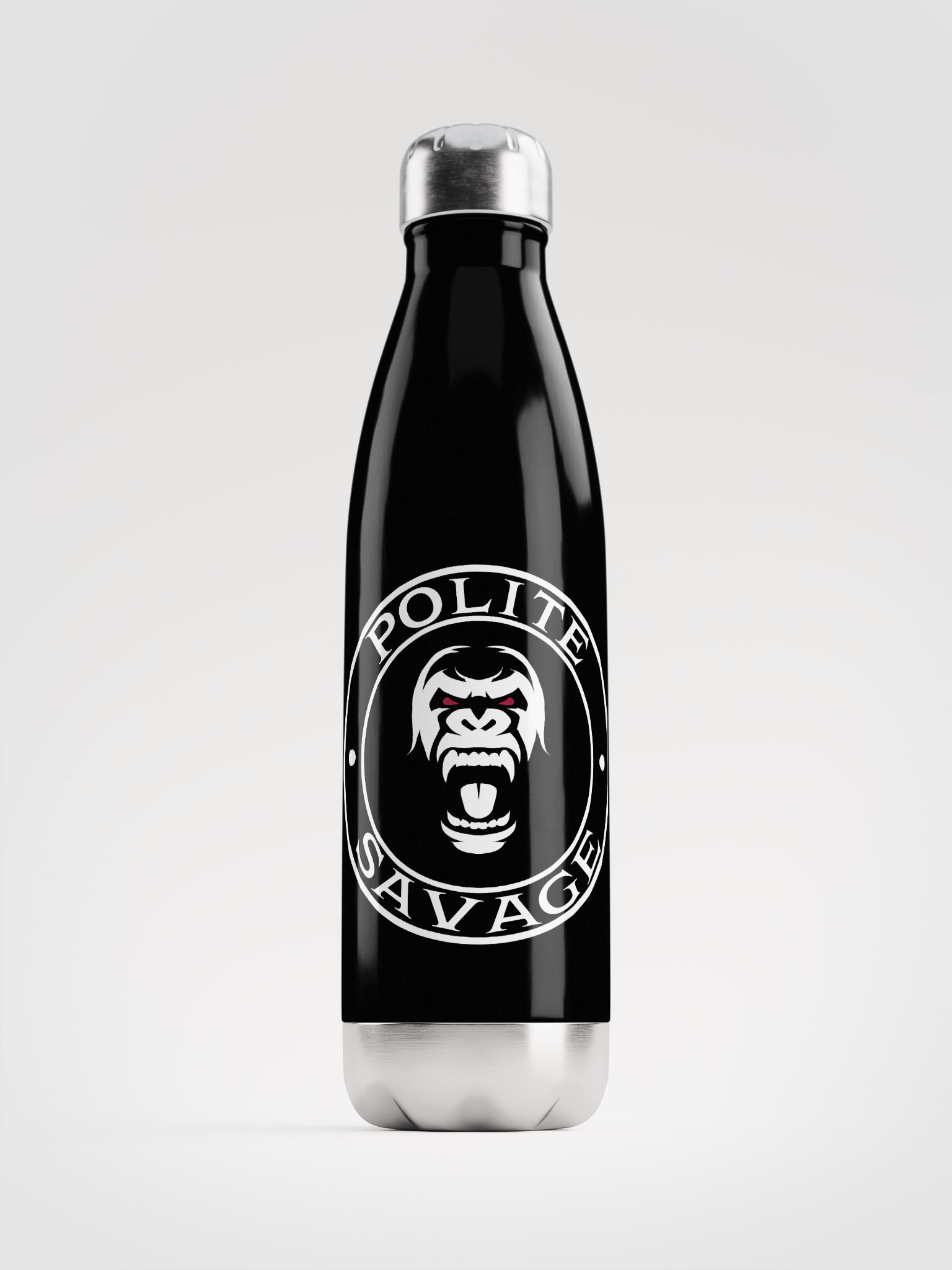 Take Your Azz to the GYM-Polite Savage SS Water Bottle product image (1)