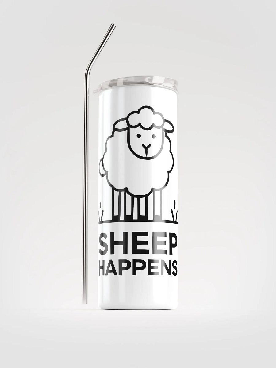 Sheep Happens Stainless Steel Tumbler product image (1)