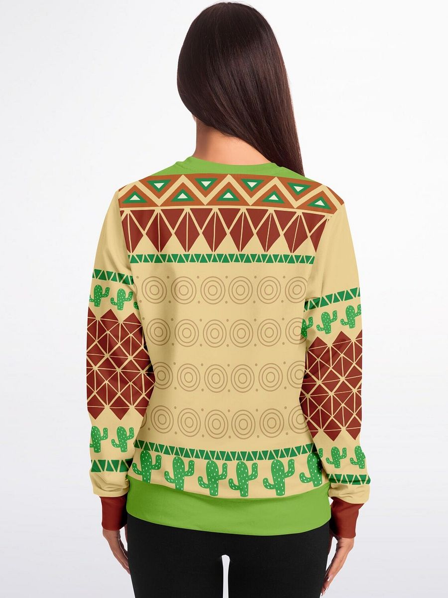 "Go Sit on a Cactus" Ugly Christmas Sweater | Funny Holiday Sweatshirt | Plant Lover Winter Outfit | Christmas Party Outfit product image (5)