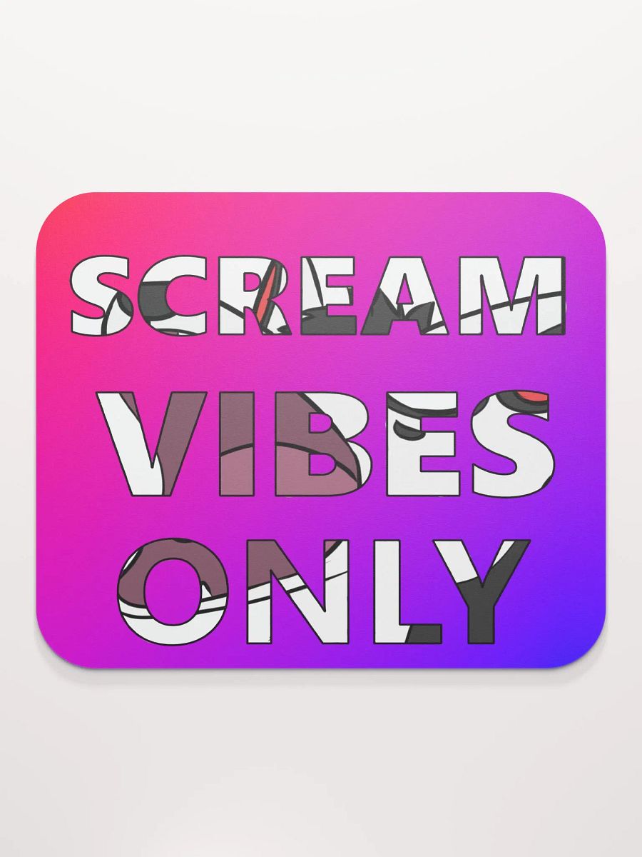 Scream Vibes Only Classic Mousepad product image (2)