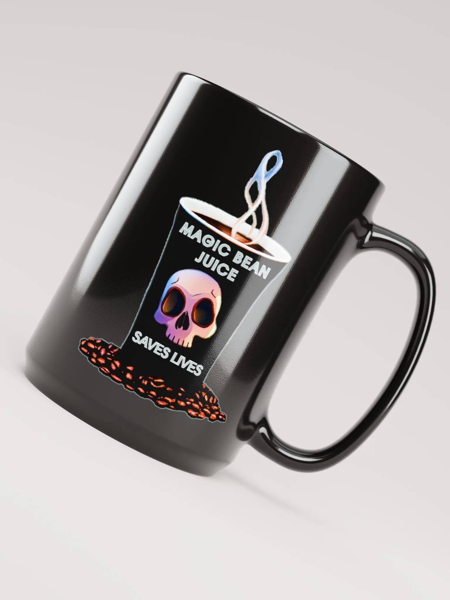 Magic Beans 15oz Mug Black product image (4)