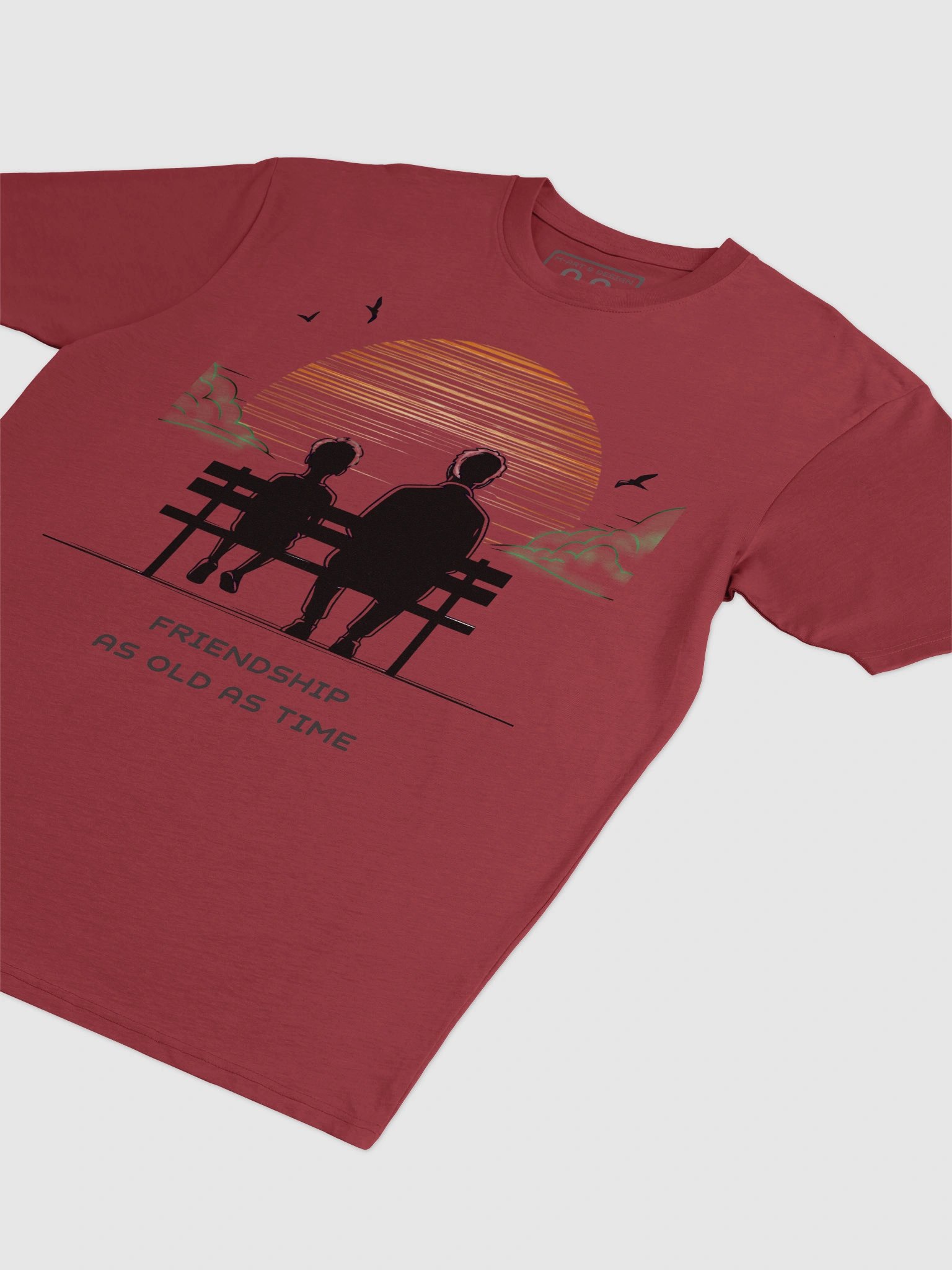 Golden Friendship Silhouette Tee - Heavyweight Tee product image (5)