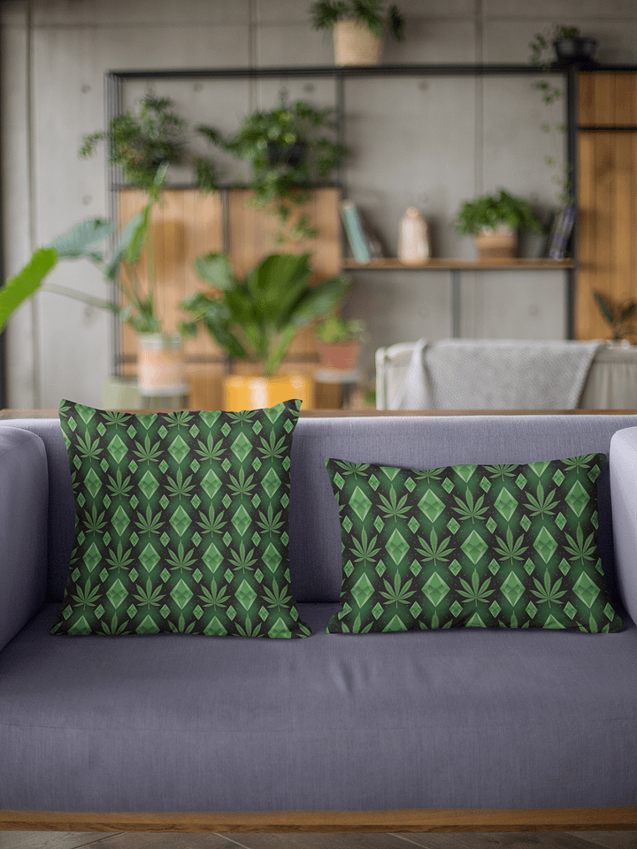 Diamond Dreams Cannabis Pillow (Premium) product image (1)
