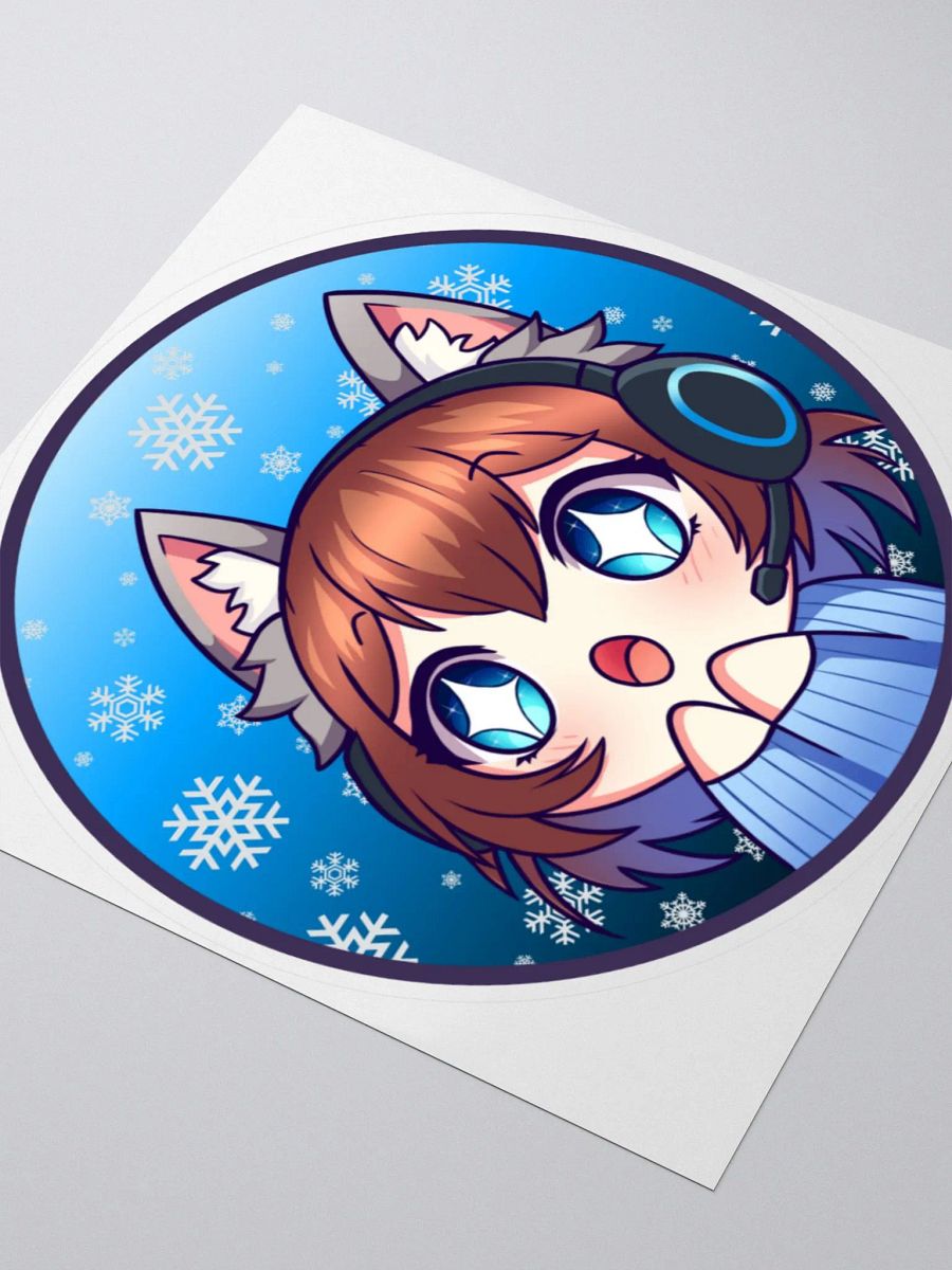 Let it Snow Cat Sticker product image (3)