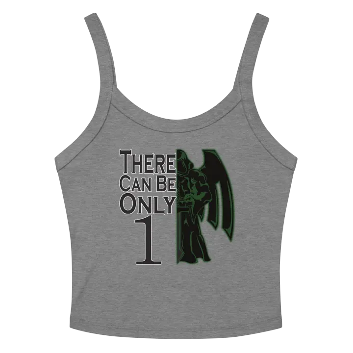 Highlander Roll1 Green Ribbed Tank Top product image (13)