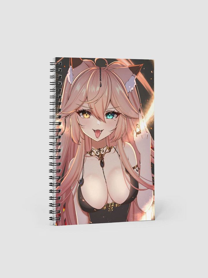 Chaotic Peach Spiral Notebook product image (1)