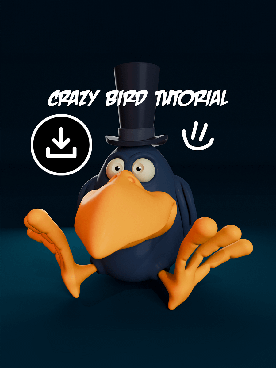 CraZZZy Bird - zBrush Tutorial product image (1)