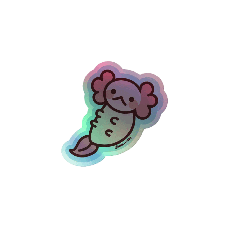 Axolotl - Holographic Sticker product image (1)