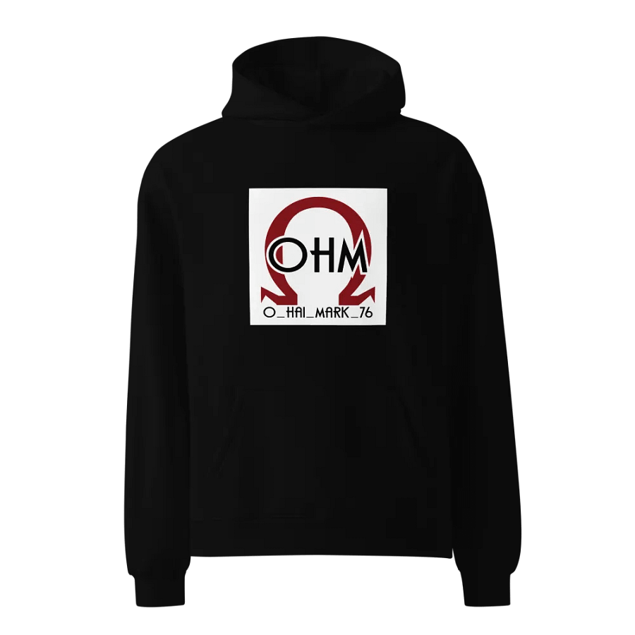 OHM Hoodie White BG product image (1)