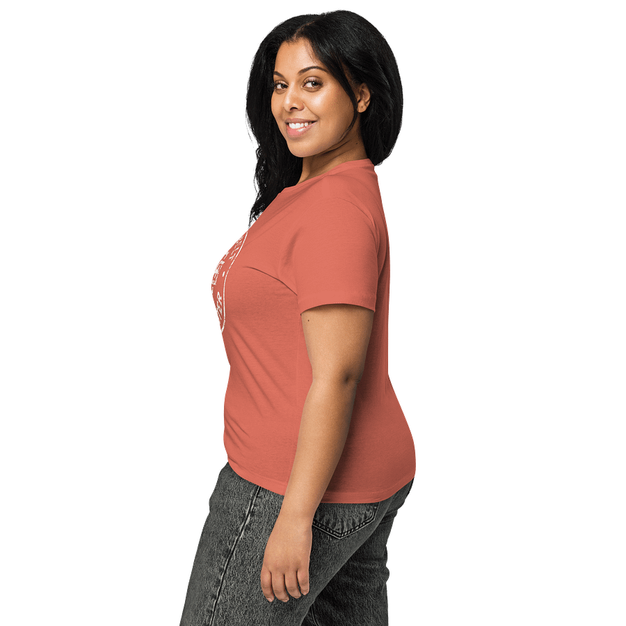 BBB Distressed Women's High-Waisted Tee White product image (5)