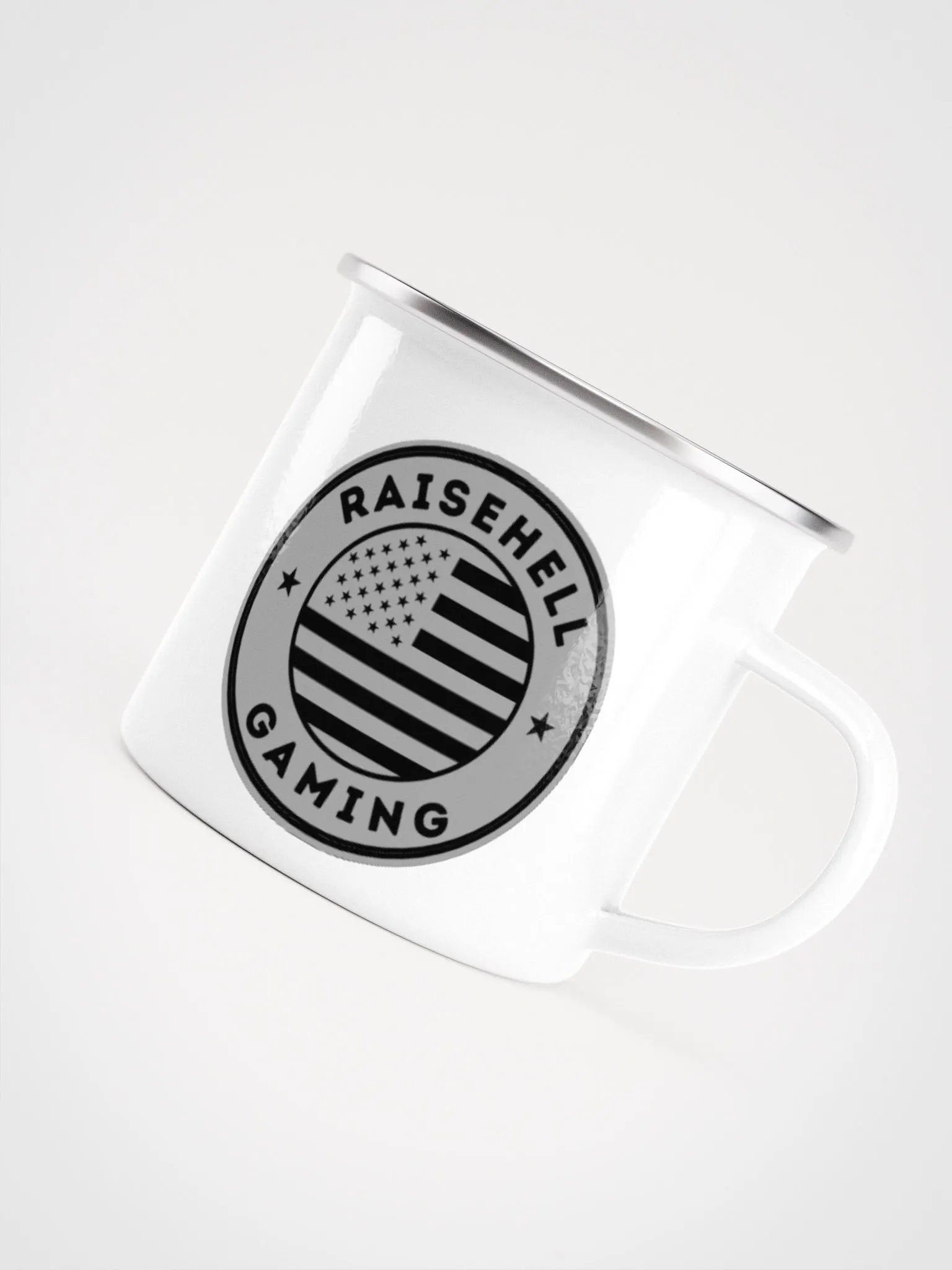RaiseHellGaming Enamel Mug product image (5)