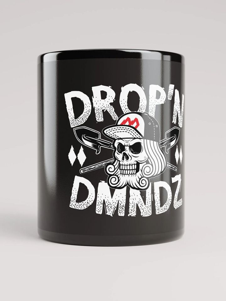 Mountain Skull Black Glossy Mug product image (1)