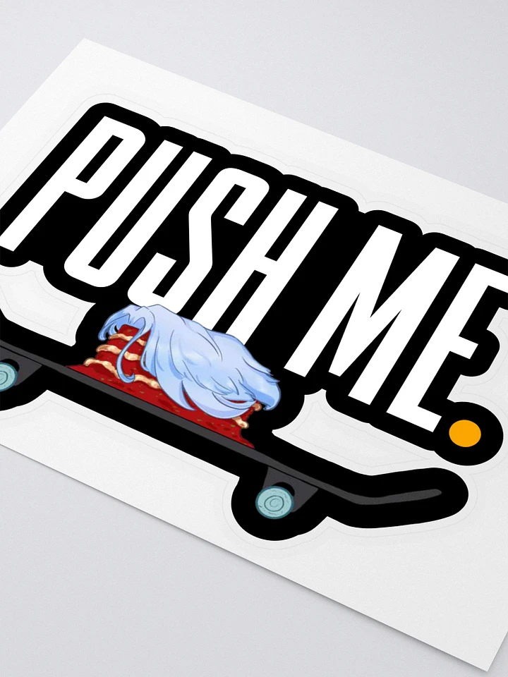Push Me Sticker product image (1)