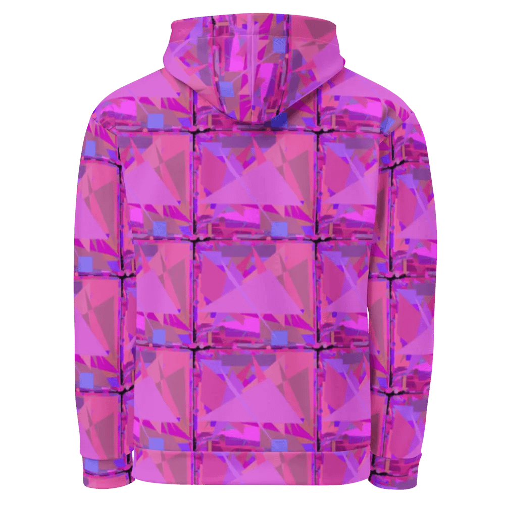 Anti AI Urban Camouflage Hoodie - Pink (Unisex) product image (11)
