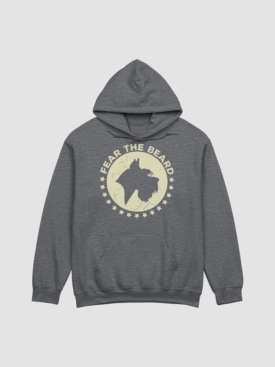 Fear the Beard Schnauzer(Off-White Print) Hooded Sweatshirt | Funny Hoodie for Schnauzer Paw-rents product image (17)